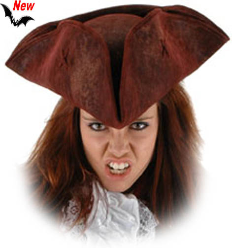 Scallywag Red Pirate Hat